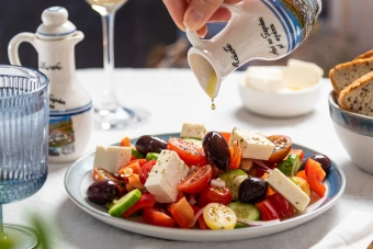 Griechischer Salat mit Feta